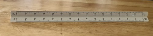 Rotring Vintage escala de tres caras regla técnica en caja original usada - Imagen 2 de 6