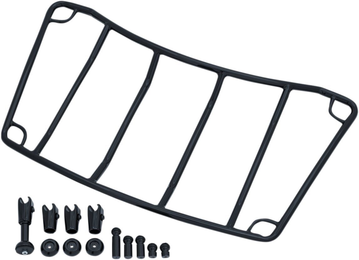 Kuryakyn Black Multi-Rack Adjustable Luggage Rack (7149)