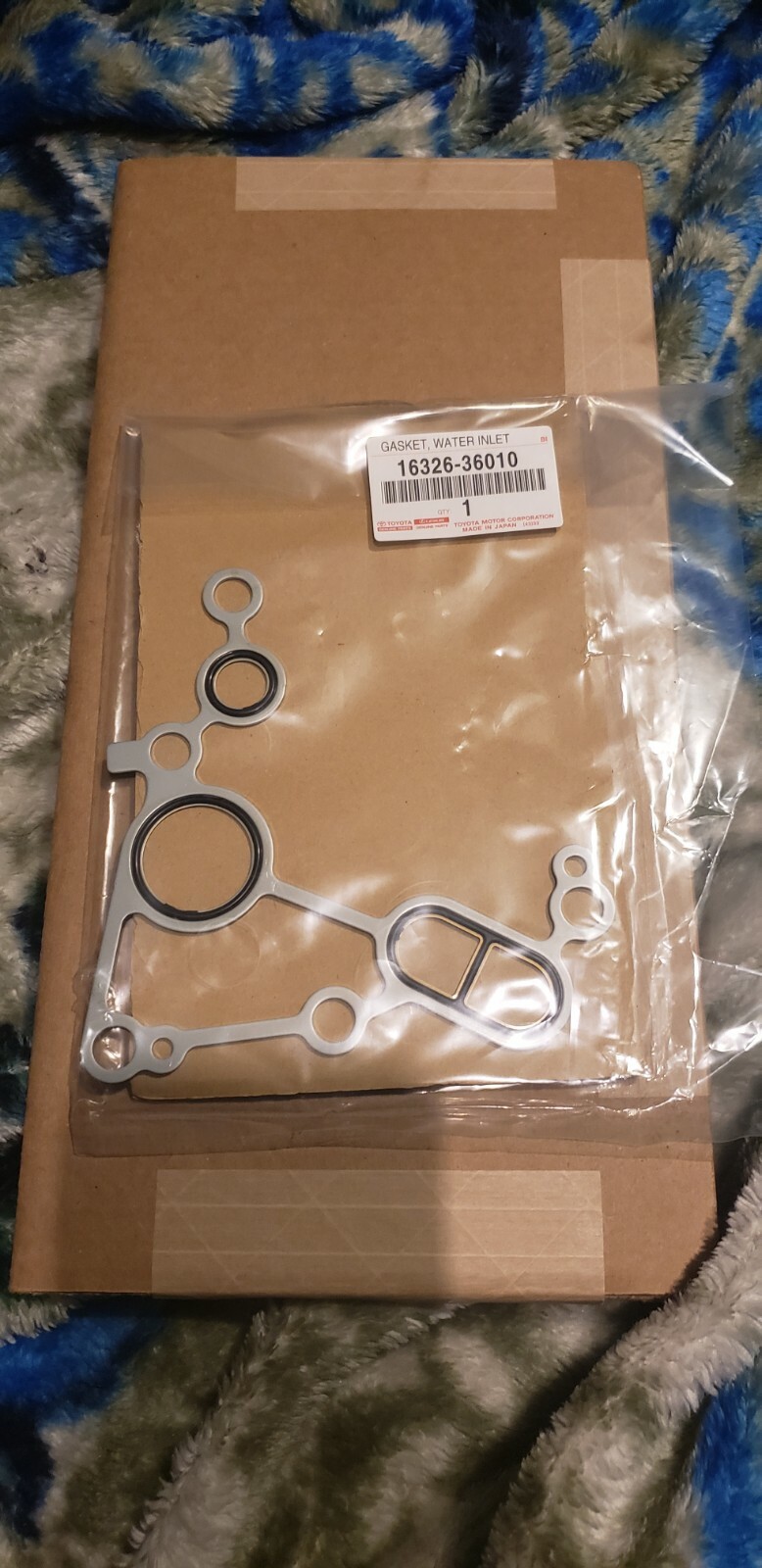 2010 Toyota Camry LE 2.4 4cyl Water Inlet Gasket eBay