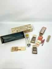 Vintage Lot Drafting Drawing Leads and Artist Charcoal Listo Scripto