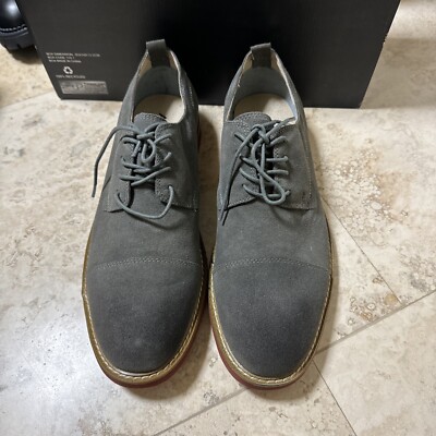Aldo Mens Shoes Dark Grey Dress Shoes Oxford US Size 10.5 | eBay display picture 2
