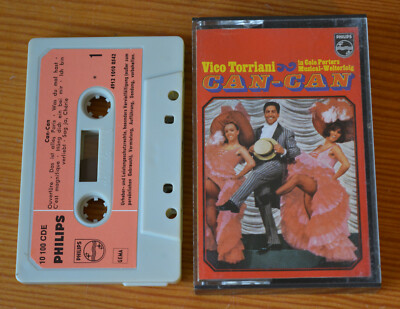Musikkassette *CAN-CAN* Vico Torriani (philips) 10100 CDE Cassette MC Kurt Feltz
