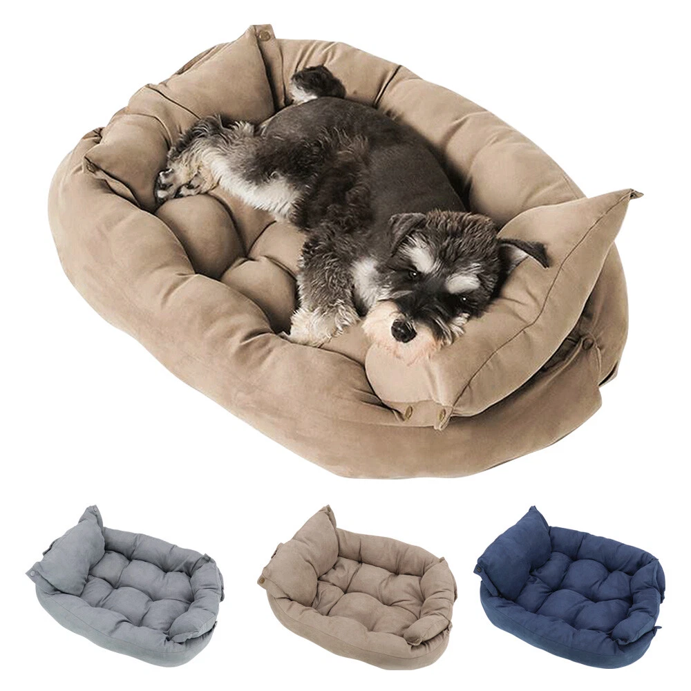 Soft Fluffy Dog Bed for Large Dogs Pet Mat Sofa Cushion Calming