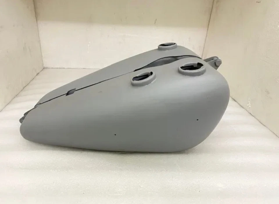 APTO PARA Indian Chief Scout Civil Militar Posguerra Acero Crudo Gasolina Tanque y Tapa Foto 2 de 4