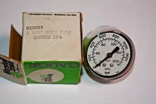 Gauge G10823 1 1/2" Pressure Gauge 0-1300 PSI Marshall Town