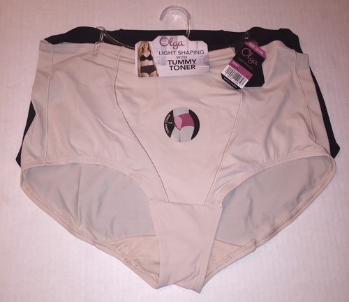 Olga Tummy Toner Light Shaping Panty Shapewear Briefs 23344 Smoothing 2 Panties - Picture 6 of 292