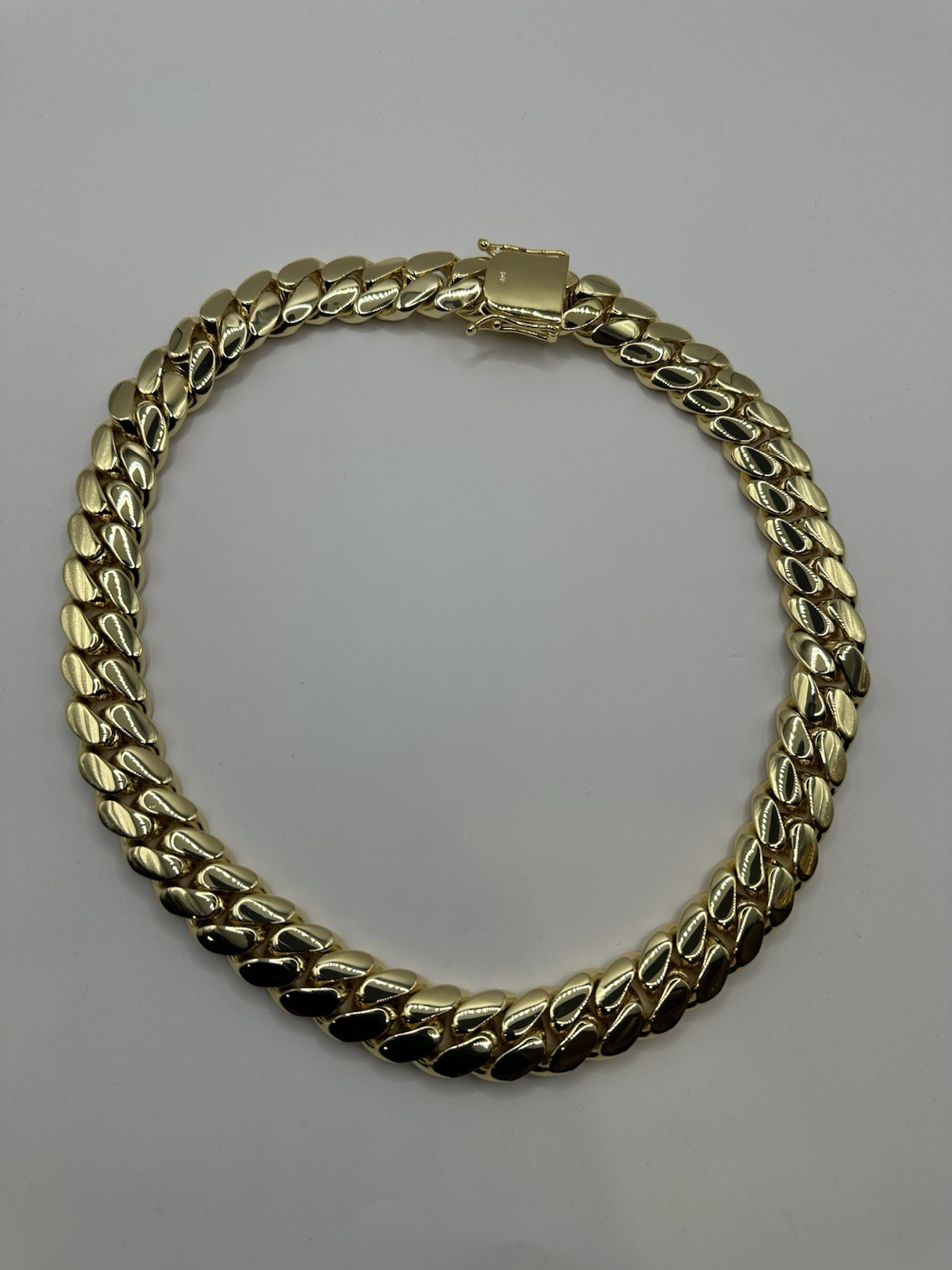 20mm 24" 495g Handmade Miami Cuban Link Chain HEAVY - 14k Gold Plated