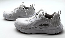 Columbia PFG Cast back Lace Up Shoes White Gray Women's Size 10