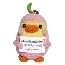 Happy 2026 Gifts, Positive Crochet Animals, Cute Desk Decor, Funny New Year