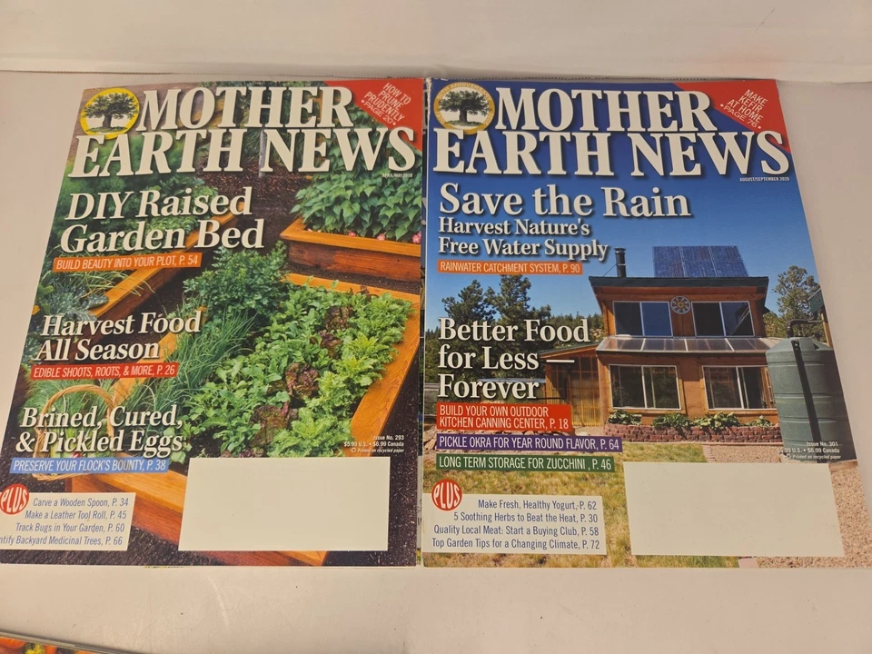 Mother Earth News Magazine Lot of 8 Mixed from 2018 - 2022 Foto 4 de 4