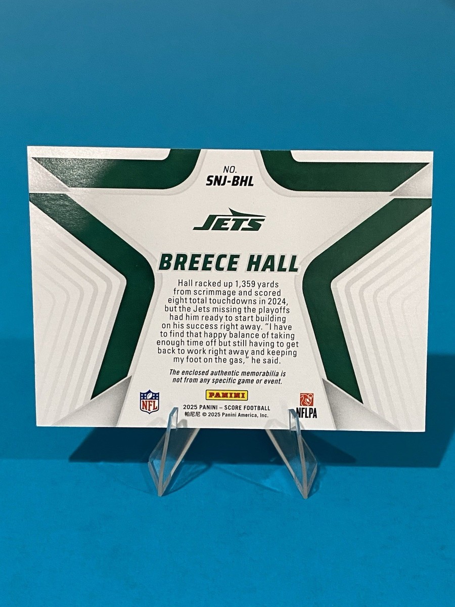 NFL Breece Hall auto 1of1 おまけ付き NFL Breece Hall auto 1of1