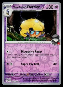 SV10: Destined Rivals #088/182 Team Rocket's Dottler Reverse Holo