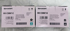 Factory sealed OEM Sharp MX-C30NT-C MX-C30NT-B Genuine Laser Toner Black/Cyan