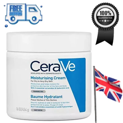 The CeraVe Moisturising Cream for Dry to Very Dry Skin, 454g