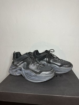 Naked Wolfe Titan Chunky Sneakers   Black Leather-EU 43-SS19-Excellent Condition