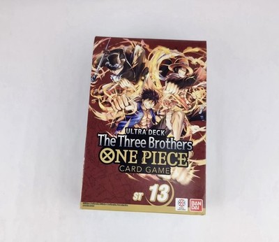One Piece Ultra Deck: The Three Brothers (ST-13) English Edition, Sealed
