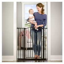 Regalo Easy Step Extra Tall Arched D cor Walk Thru Baby Gate, Includes 4-Inch Ex