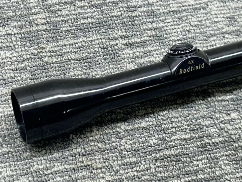 Fixed Power Rimfire Scope 4x Redfield 4X Fixed Power Rifle Scope Gloss Black Vintage Optic - 97349 ...