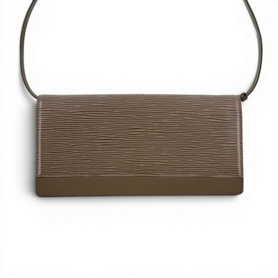 LOUIS VUITTON Honfleur Epi Leather Poivre Flap Shoulder Bag M5273C