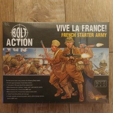 Bolt Action Vive La France French starter Army, Free Shipping from US
