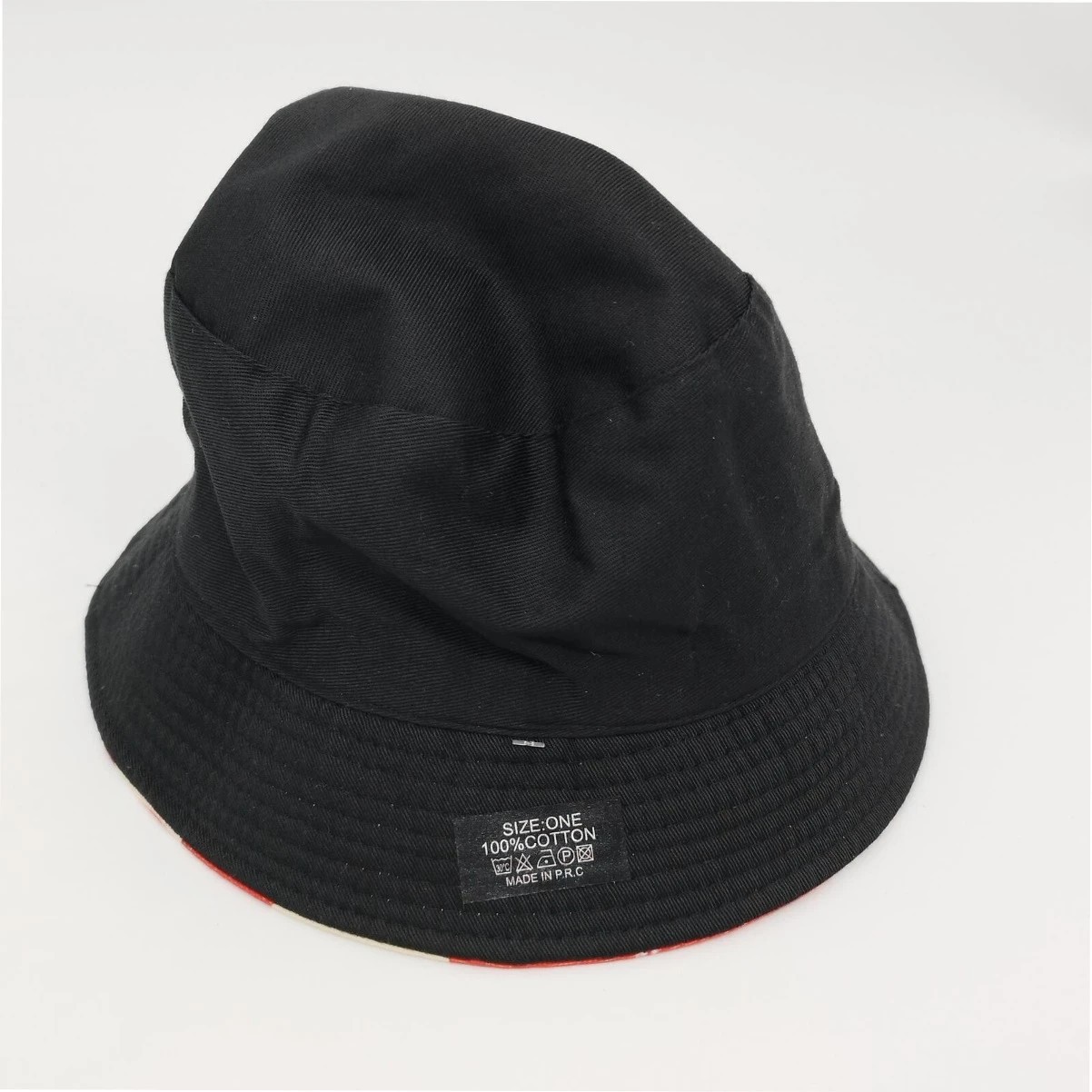 Royal Stallion Reversable Red Apple Print Bucket Hat Size 7 1/4 UK image 3