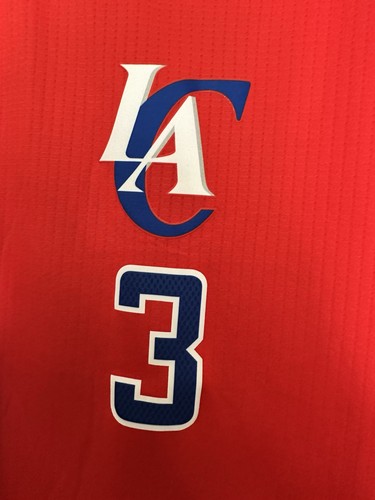 Maglia Los Angeles Clippers Rossa "Chris" Adidas Chris Paul #3 Taglia XL - Foto 3 di 6