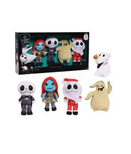 Disney Tim Burton's The Nightmare Before Christmas 5 Plush Collector Set