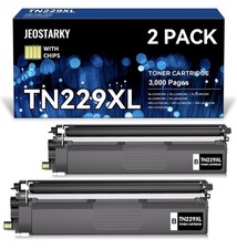 Brother TN229XL Black Toner Cartridge 2-Pack Compatible with Brother TN229