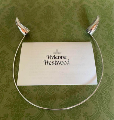 Vivienne Westwood Silver Orb Horn Tiara Headpiece Rare Japan