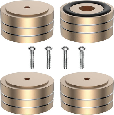 Tertullus 4 Pcs Speaker Feet Aluminum Hifi Turntable Feet Isolation Feet Aluminu