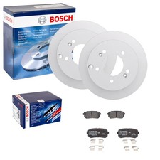 BOSCH BREMSSCHEIBEN 262mm + BELÄGE HINTEN passend für KIA SPORTAGE JE 2WD