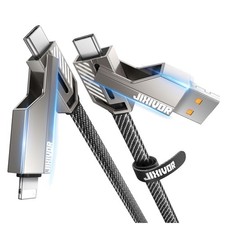 4-in-1 Multi Charging Cable - Fast Charge  Data Transfer