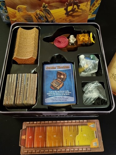 Forbidden Desert Board Game Game Wright w Rare Storm Tracker Promo Card VGC 100% - Picture 4 of 4