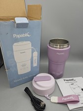 NIB Papablic Pro Portable Bottle Warmer Fast Heating Built-in Sterilizer Travel