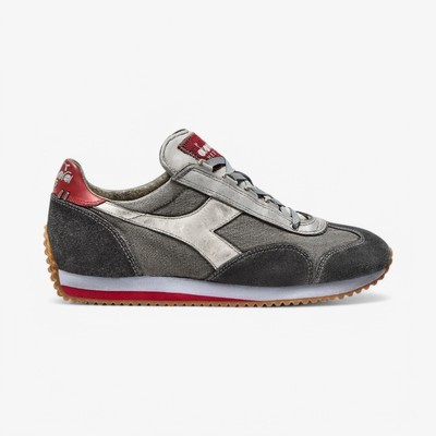 Diadora Heritage EQUIPE H Dirty Stone Wash Evo Unisex Sneakers Gray Auro