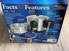 Masterbuilt Turk N Surf 28 Quart Electric Turkey Fryer & Seafood Boil Kettle