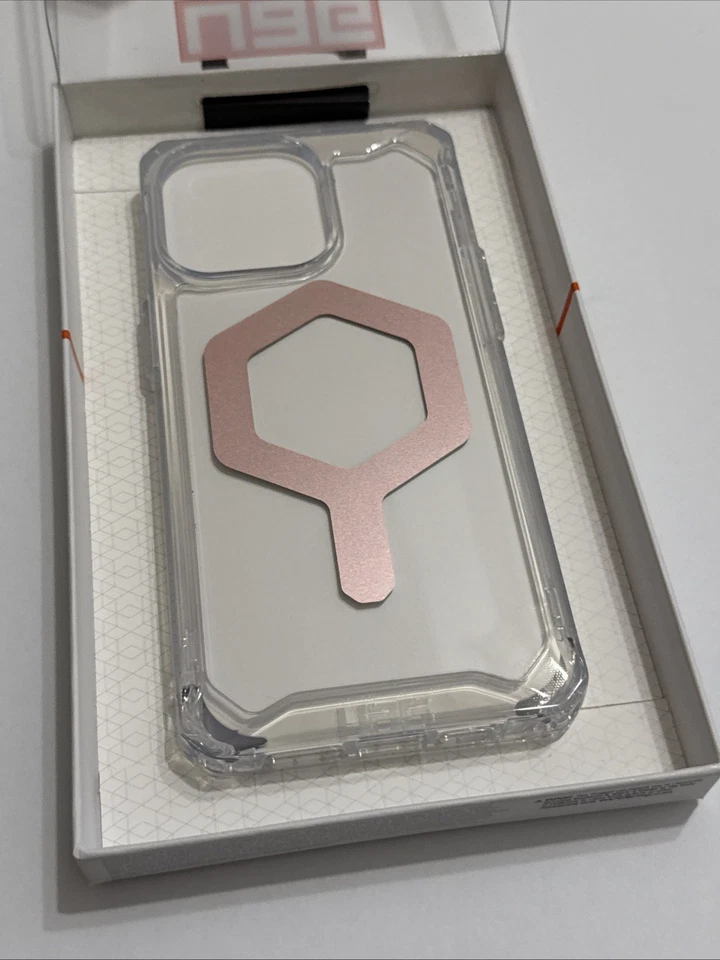 Funda Serie UAG Plyo para Apple iPhone 15 Pro Max 6.7" - Transparente/Dorado Rosa Foto 4 de 4