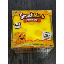 RMS Crazy Fun SmushMart Cheese Squishy Squeezy Stretch Sensory Toy Ages 6 New