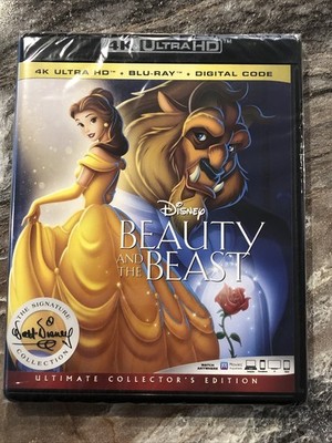 Beauty And The Beast 1991 4K UHD HDR Ultra HD Blu-ray Disney New Sealed