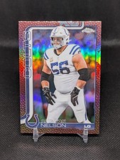 2025 Topps Chrome Football - Quenton Nelson Football Leather Refractor Colts 