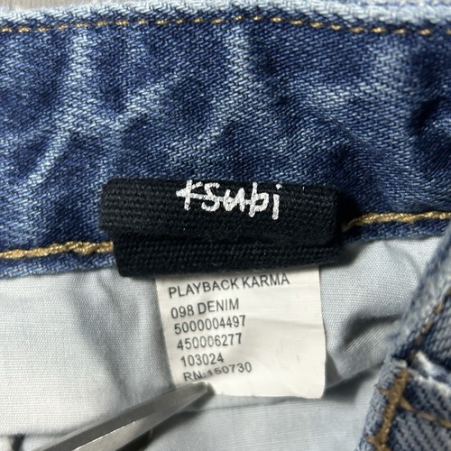 Ksubi Jeans Womens 28 Blue Playback Karma High Waist Straight Leg Denim 28x32 - Picture 8 of 13