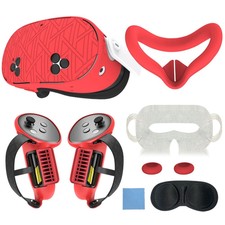 Für Meta Quest3 Silikon Schutz Set 7 in 1 f�...