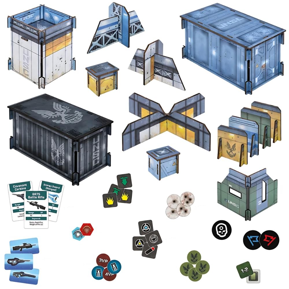 Mantic Games Halo Flashpoint Miniature UNSC Base Terrain Set 6790₽