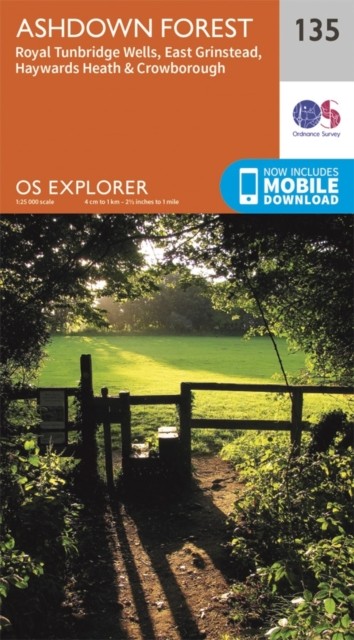 Ashdown Forest by Ordnance Survey (Sheet map, folded)