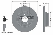 Bremsscheiben für BMW E82 E93 E92 E91 X1 E84 07-15