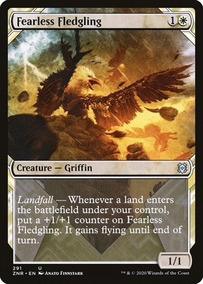 Fearless Fledgling (291) Showcase Zendikar Rising ZNR MTG Magic