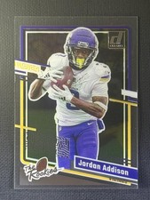2023 Clearly Donruss #7 Jordan Addison RC The Rookies Minnesota Vikings