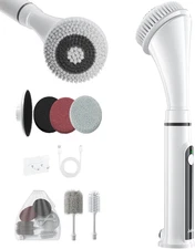 Electric Spin Scrubber Brush - Rechargeable Cordless Cleaning Brush with Full-Bo