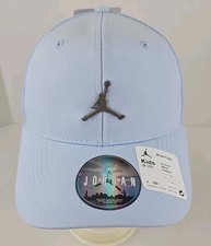 Nike Jordan Kids Youth Rise Cap One Size SnapBack Adjustable 8-20 Hydrogen Blue