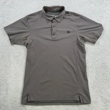 Arcteryx Shirt Mens S Grey Captive Polo Short Sleeve Performance Stretch